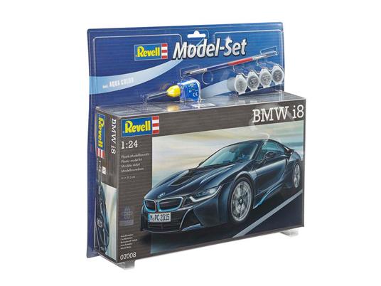 Modellino 1/24 Model Set Bmw I8 Revell - 4