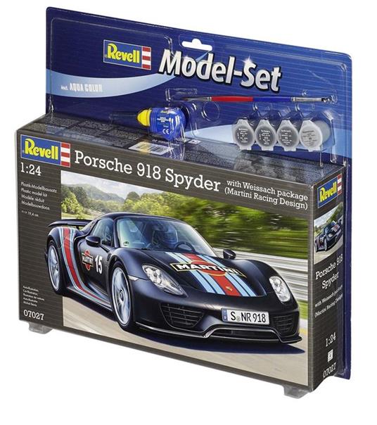 Modellino 1/24 Model Set Porsche 918 Weiss Revell