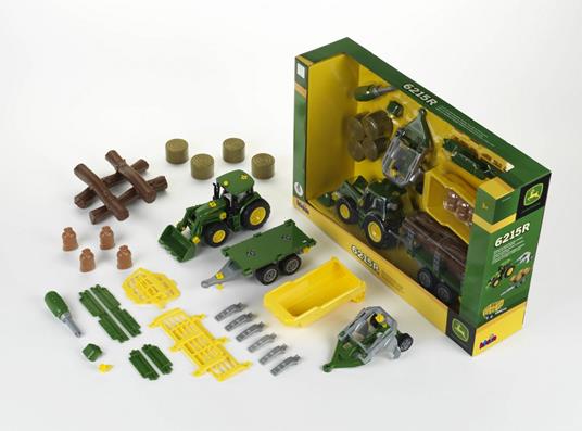 John Deere. Trattore Con Rimorchio Per Tramoggia Ribaltabile Da Trasporto - 3