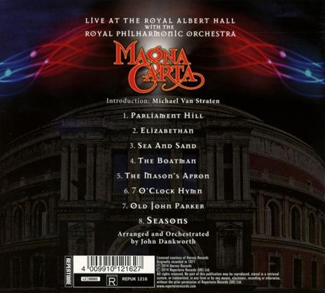 Live at Royal Albert Hall - CD Audio di Magna Carta - 2