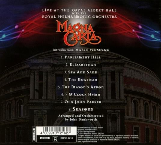 Live at Royal Albert Hall - CD Audio di Magna Carta - 2