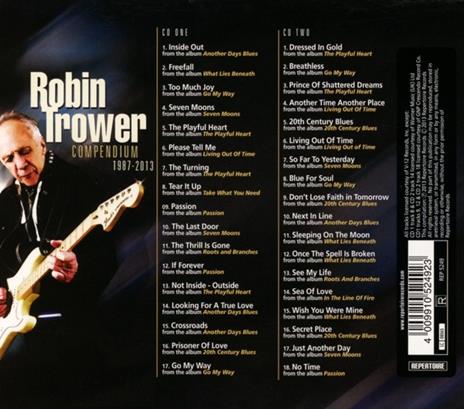 Compendium 1987-2013 - CD Audio di Robin Trower - 2