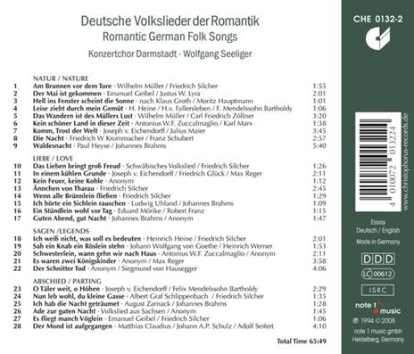 Deutsche Volkslieder Der - CD Audio - 2