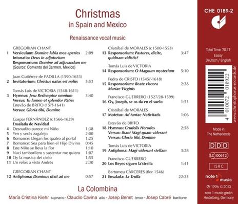 Christmas in Spain & Mexi - CD Audio di La Colombina - 2