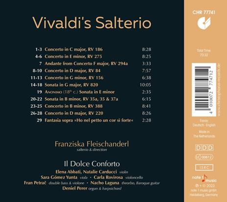 Vivaldi's Salterio - CD Audio di Antonio Vivaldi - 2
