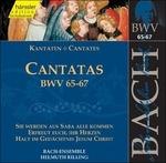 Cantate BWV65, BWV66, BWV67 - CD Audio di Johann Sebastian Bach,Bach Ensemble,Helmuth Rilling