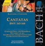 Cantate BWV165, BWV166, BWV167, BWV168 - CD Audio di Johann Sebastian Bach,Bach Ensemble,Helmuth Rilling