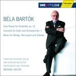 4 Pezzi per orchestra - Concerto per violino - CD Audio di Bela Bartok,Michael Gielen