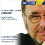 Sinfonie n.1, n.5 - CD Audio di Felix Mendelssohn-Bartholdy,Roger Norrington