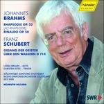 Rapsodia per Contralto Op.53; Rinaldo Op.50 - CD Audio di Johannes Brahms,Helmuth Rilling
