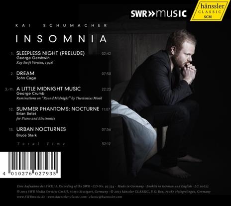 Insomnia - CD Audio di Kai Schumacher - 2