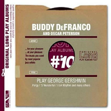 Play George Gershwin - CD Audio di Oscar Peterson,Buddy De Franco