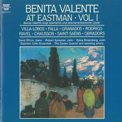 Benita Valente at Eastman vol.1 - CD Audio di Heitor Villa-Lobos