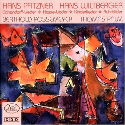 Lieder di Eichendorff n.1 > n.8 - CD Audio di Hans Pfitzner