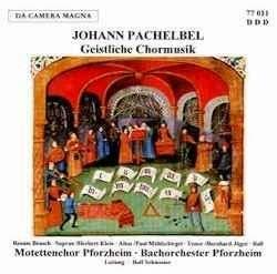 Geistliche Chormusik - CD Audio di Johann Pachelbel