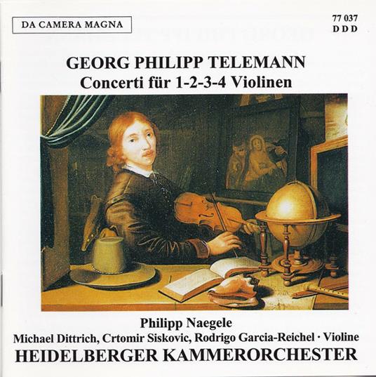 Concerti fur 1, 2, 3, 4 Viol - CD Audio di Georg Philipp Telemann