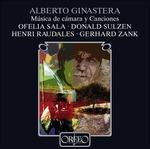 Musica De Camara Y Cancio - CD Audio di Alberto Ginastera