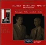 Orchesterlieder - CD Audio di Gustav Mahler,Robert Schumann,Frank Martin,Dietrich Fischer-Dieskau,Wiener Philharmoniker