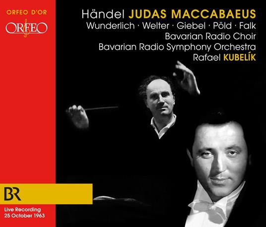 Judas Maccabaeus - CD Audio di Fritz Wunderlich,Georg Friedrich Händel