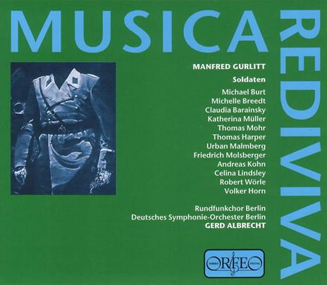 Soldaten - CD Audio di Radio Symphony Orchestra Berlino,Gerd Albrecht,Manfred Gurlitt