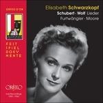 Schubert - Wolf Lieder - CD Audio di Franz Schubert,Hugo Wolf,Elisabeth Schwarzkopf