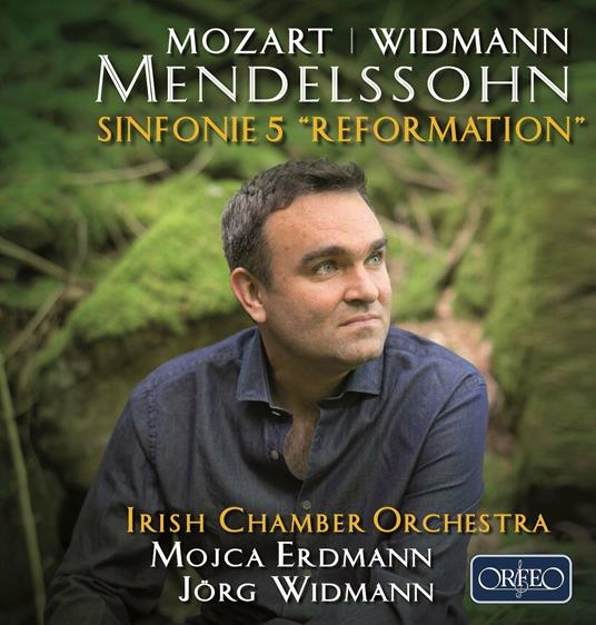 Adagio e fuga / Sinfonia n.5 - CD Audio di Wolfgang Amadeus Mozart,Felix Mendelssohn-Bartholdy,Jörg Widmann,Mojca Erdmann