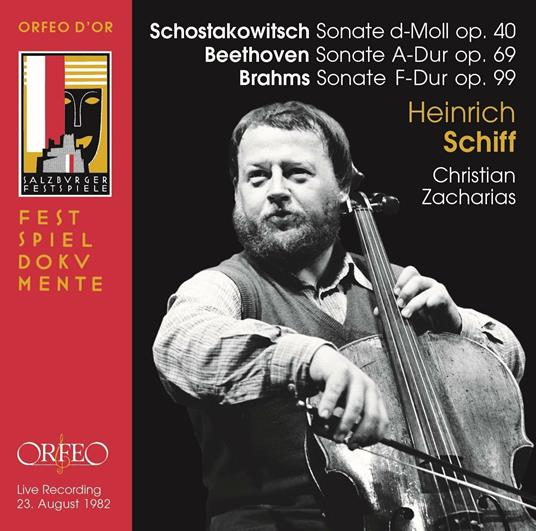 Sonate per violoncello e pianoforte - CD Audio di Ludwig van Beethoven,Johannes Brahms,Dmitri Shostakovich,Christian Zacharias,Heinrich Schiff