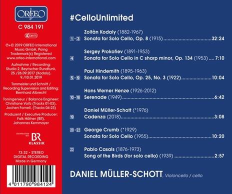 Cello Unlimited - CD Audio di Daniel Muller-Schott - 2