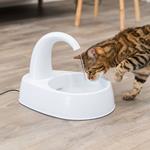 TRIXIE Fontanella per Animali Domestici Curved Stream Bianca