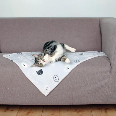 TRIXIE 37168 coperta per cani e gatti Gatto Grigio - 2