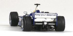 Williams Bmw Fw 23 Keep Your Distance R. Schumacher 2001 1:43 Model Rip400010125