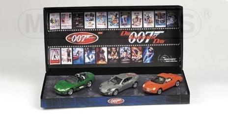 Pm402041202 Aston Martin V12/Ford Thunderbird/Jaguar Xkr J.Bond Set Pz.3 1.43 Modellino Minichamps