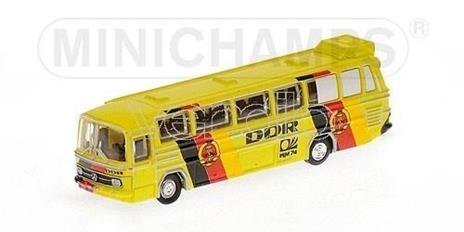 Pm169035184 Mercedes Bus O302 Mondiali Calcio 1974 Ddr 1.160 Modellino Minichamps - 2