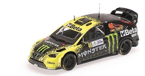 Ford Focus Wrc Beta Monster Valentino Rossi Rally Monza 2009 1:43 Model Rip400098946 - 2