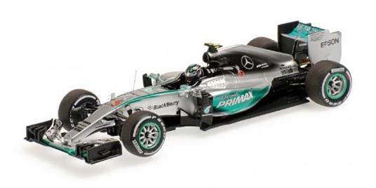 Mercedes W06 Hybrid Nico Rosberg Malaysian Gp 2015 1:43 Model Rip417150006