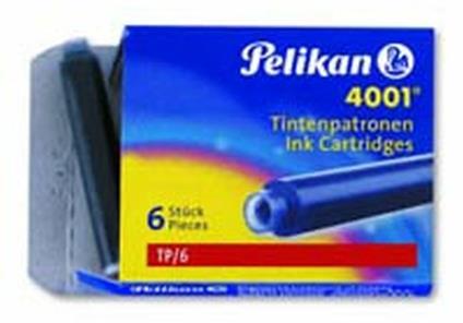 Cartucce Stilo Pelikan 4001 Tp/6 Rosso