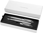 Set penna stilografica + penna a sfera Set K/P36 Jazz Noble Eleg. Silver Etui