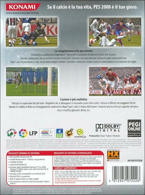 Pro Evolution Soccer 2008 - 9