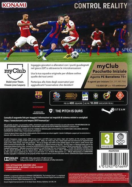 PES 2017 Pro Evolution Soccer - PC - 3