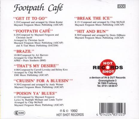 Footpath Café - CD Audio di Maynard Ferguson - 2