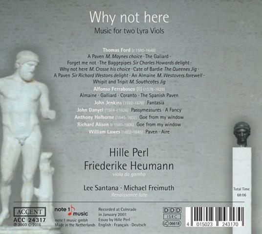 Why Not Here.Music For 2 - CD Audio di Hille Perl - 2