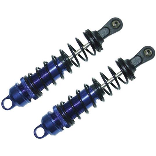 Ammortizzatori a olio in alluminio Reely 1:8 Blu (metallizzato) con molle Nero 109 mm 2 pz. - 2