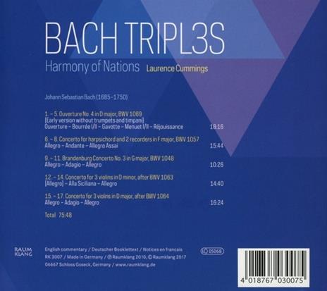 Triples - CD Audio di Johann Sebastian Bach - 2