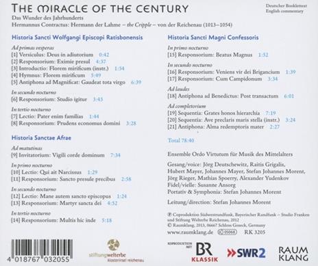 Das Wunder Des Jahrhunderts - CD Audio di Ordo Virtutum - 2