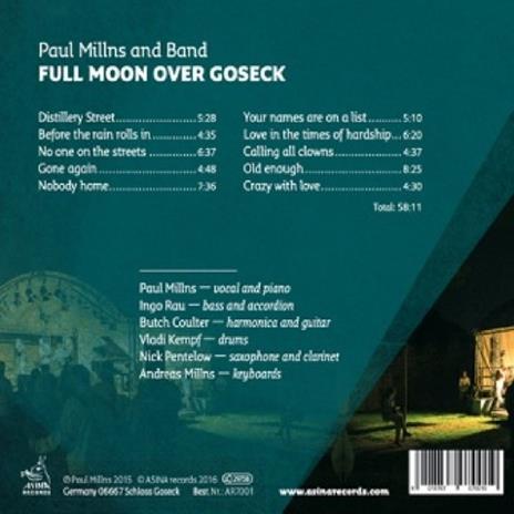 Full Moon Over Goseck - CD Audio di Paul Millns - 2