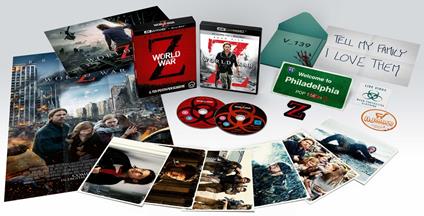 World War Z (4K Ultra Hd+Blu-Ray) di Marc Forster - Blu-ray + Blu-ray Ultra HD 4K