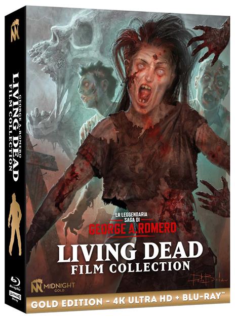 Living Dead Film Collection (Blu-ray + Blu-ray Ultra HD 4K) di George A. Romero