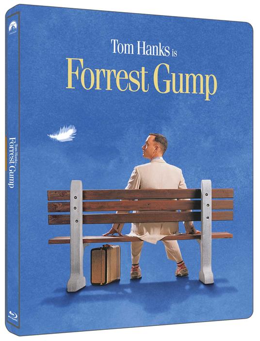 Forrest Gump. Steelbook (Blu-ray + Blu-ray Ultra HD 4K) di Robert Zemeckis - Blu-ray + Blu-ray Ultra HD 4K