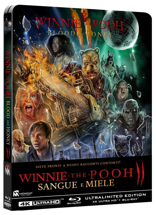 Winnie the Pooh. Sangue e miele 2 (Blu-ray + Blu-ray Ultra HD 4K) di Rhys Frake-Waterfield - Blu-ray + Blu-ray Ultra HD 4K