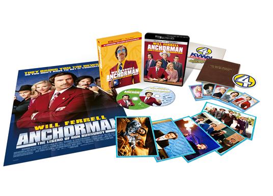 Anchorman. La leggenda di Ron Burgundy (Blu-ray + Blu-ray Ultra HD 4K) di Adam McKay - Blu-ray + Blu-ray Ultra HD 4K - 2
